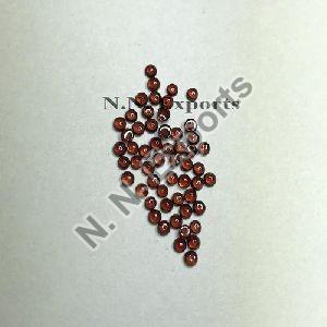 Natural Mozambique Red Garnet Round Cabochon Loose Gemstones