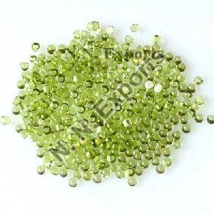 Natural Peridot Round Cabochons Loose Gemstones