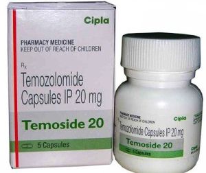 TEMOSIDE TEMOZOLOMIDE  20MG CAPSULES