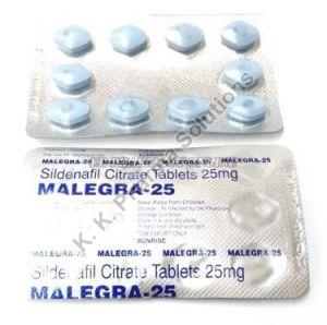 malegra 25 sildenafil tablets
