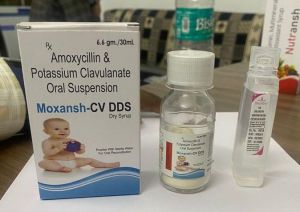 Amoxicillin 400mg and Potassium Clavulanate 57mg Dry Syrup