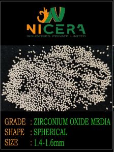 1.4-1.6mm Ceria Stabilized Zirconium Oxide Beads
