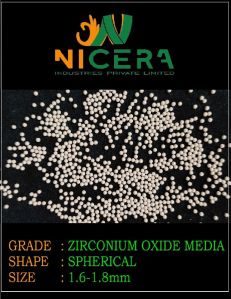 1.6-1.8mm Ceria Stabilized Zirconium Oxide Beads
