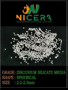 2.2-2.5mm Zirconium Silicate Media