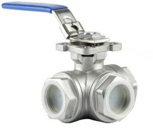 3 Way Ball Valve Screwed End