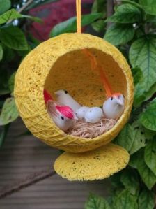 14 Inch Jute Bird Nest