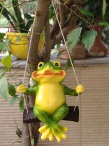 Hanging Frog Garden Decor