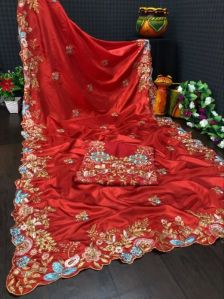 Party Wear Rangoli Silk Saree