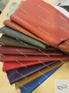 stock lot pu synthetic leather
