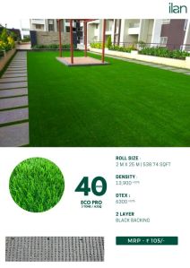 40 mm eco pro artificial grass