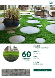 60 Mm Ultra Soft Lawn Grass