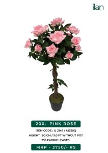 10 Pink Roses In Brown Paper, Flower Bouquet in Surat