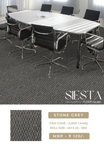 stone grey wall-to-wall carpet