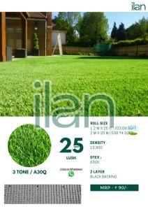 25 mm lush artificial grass