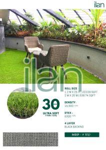 30 mm ultra green grass