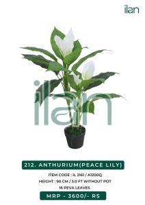anthurium artificial lily plants