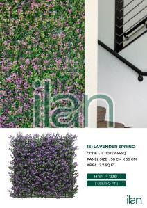 lavender spring artificial green walls