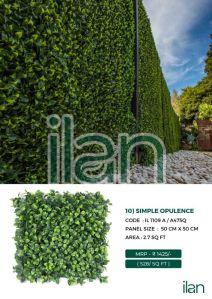 simple opulence artificial green walls