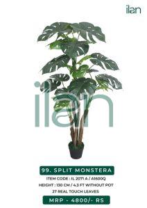 split monstera artificial plants