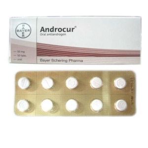 Bayer Medicine Grade Androcur 50mg Tablets, 50 Tablets