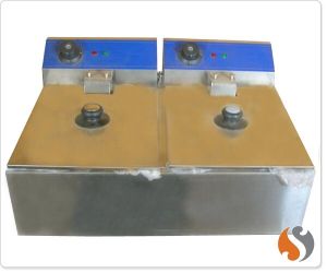 Table Top Double Deep Fat Fryer (Imported)