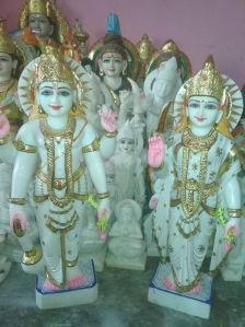 Laxmi vishnu statues