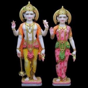 Vishnu laxmi statues