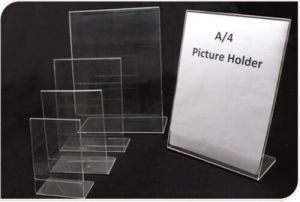 Acrylic L Picture Holder