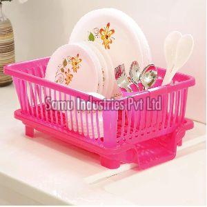 Basket with Drainer Rack