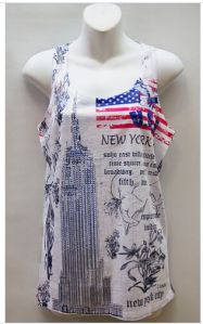 Tanktop Empire State Building Sublimation Print