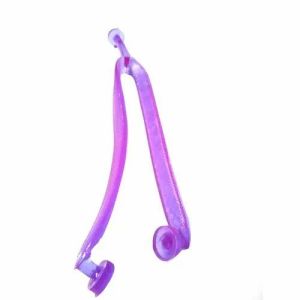 Ladies Purple Slipper PVC Strap