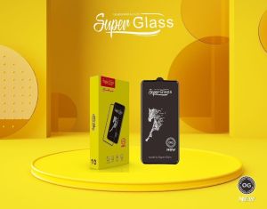 Super Glass Mobile Tempered Glass, Packaging Type: Paper Box