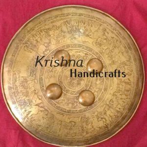 Handcrafted Brass Shield