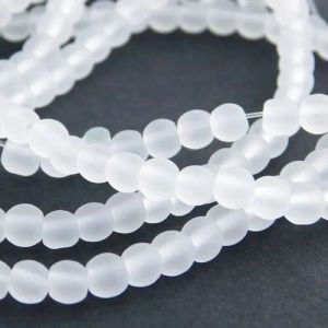 Frosted Glass Bead
