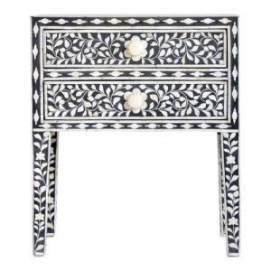 Bone Inlay Console Table Sideboard