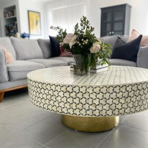 Bone Inlay Furniture Coffee Table Manufacturers And Wholesalers