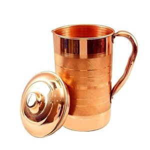 Copper Drinking Jug Water Pitcher Jug For Home Hotel Restaurant