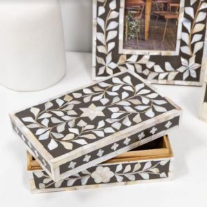 Mother Of Pearl Jewelry Packaging & Display Box, Jewelry Keepsake Box, Wholesale Inlay Box