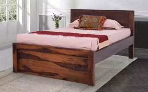 Sheesham Wood Single Bed