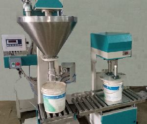 Distemper Paste Filling Machine in Containers