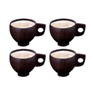 Handmade Coconut Shell Tea Cup Set