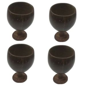Handmade Coconut Shell  Cup Set