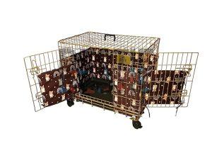 Brown Bumper 36 Inch Dog Cage