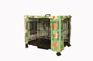 42 Inch Dog Green Crate Cover