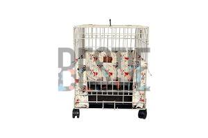 Yellow Bumper 24 Inch Dog Cage