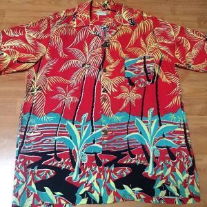 Men Hawaiian aloha goa beach shirt