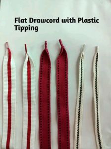 plastic tipping flat drawcord