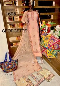 Georgette Unstitched Suits