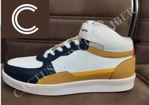 Mens Ankle Length Synthetic Leather Sneaker