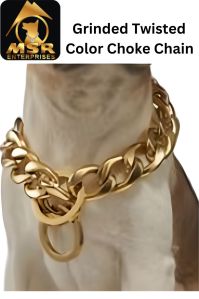 2 FEET Grinded Twisted Collar Choke Chain